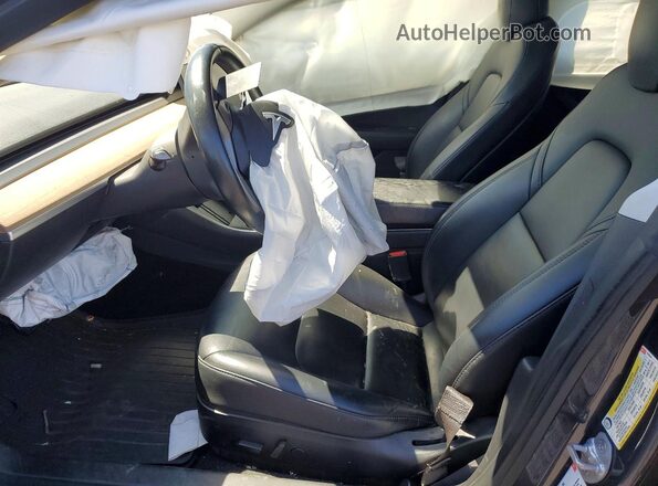 5YJ3E1EA5JF102032 2018 TESLA MODEL Gray Vista interior delantera