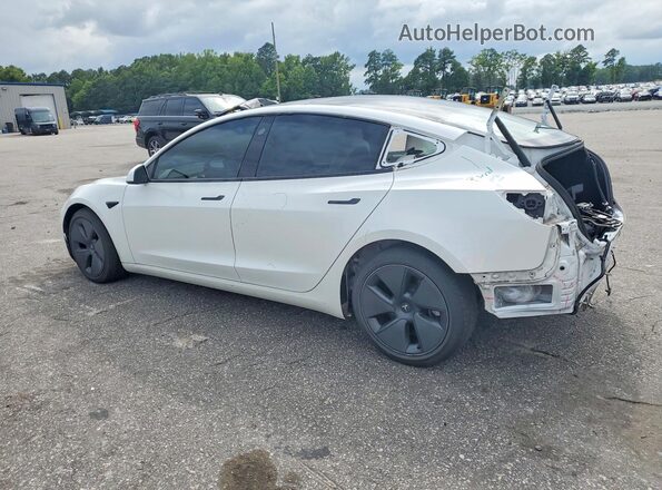 5YJ3E1EA5MF048865 2021 TESLA MODEL White Задня ліва чверть