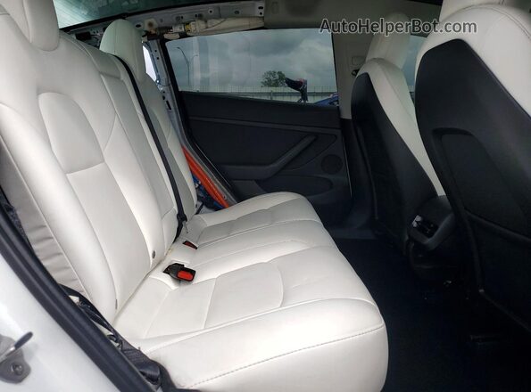 5YJ3E1EA5MF048865 2021 TESLA MODEL White Вид задніх сидінь