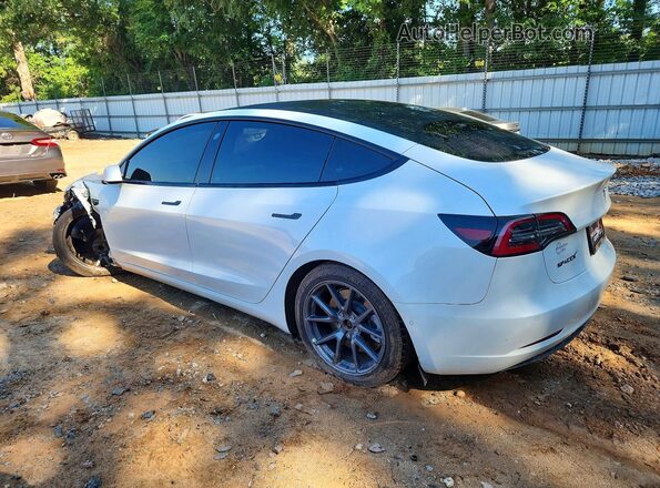 5YJ3E1EA5MF059221 2021 TESLA MODEL Белый Задняя левая четверть