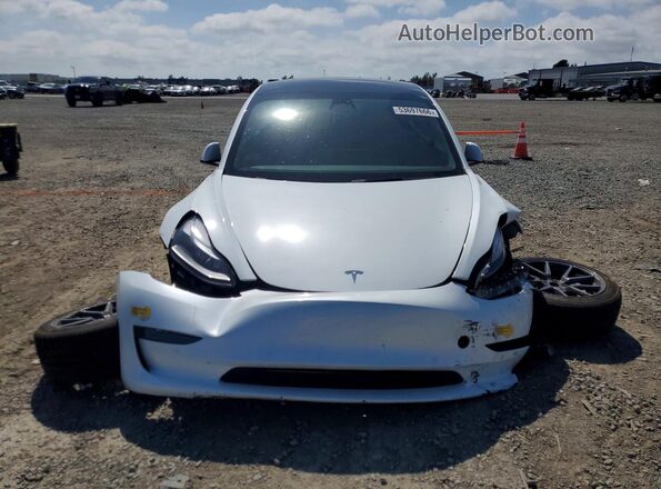 5YJ3E1EA5NF316234 2022 TESLA MODEL White Front view