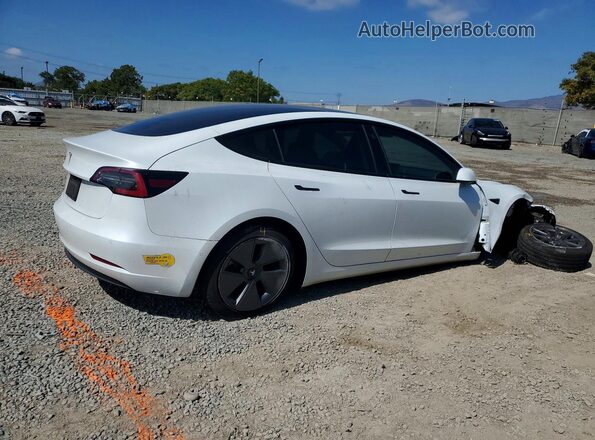 5YJ3E1EA5NF316234 2022 TESLA MODEL White Rear right