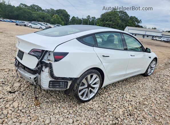 5YJ3E1EA5NF371136 2022 TESLA MODEL Белый Задняя правая четверть