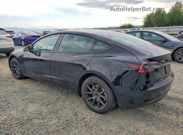5YJ3E1EA5PF455847 2023 TESLA MODEL Черный Задняя левая четверть