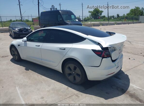 5YJ3E1EA5PF563837 2023 TESLA MODEL 3 White Задня ліва чверть
