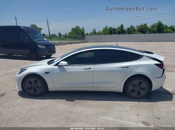 5YJ3E1EA5PF563837 2023 TESLA MODEL 3 White Вид задньої частини салону