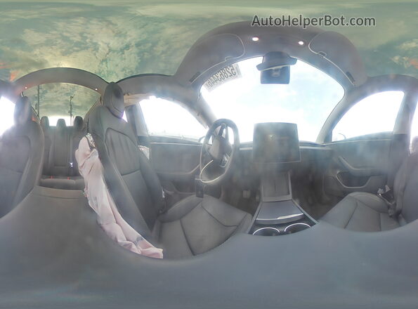 5YJ3E1EA5RF749672 2024 TESLA MODEL White 360 interior view