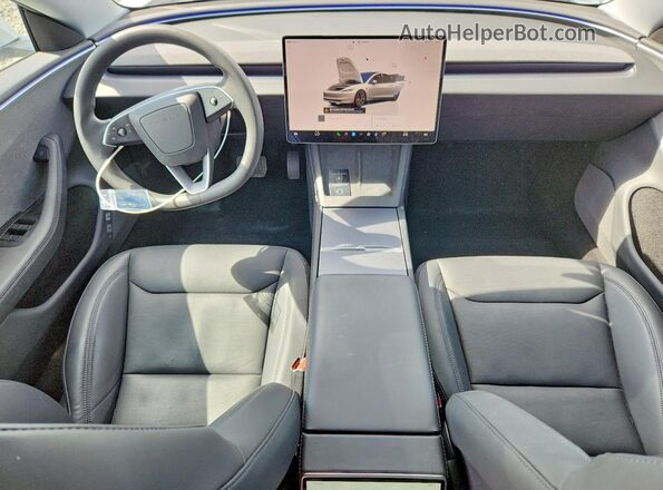 5YJ3E1EA5SF970971 2025 TESLA MODEL White Вид панелі приладів