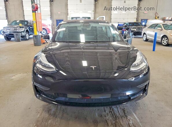 5YJ3E1EA6KF297916 2019 TESLA MODEL Black Front view