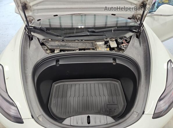 5YJ3E1EA6LF603840 2020 TESLA MODEL White VIN კოდის სტიკერის ხედი