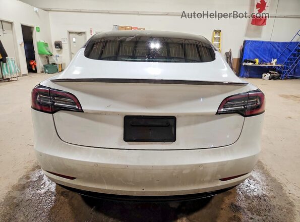 5YJ3E1EA6LF603840 2020 TESLA MODEL White უკანა ხედი