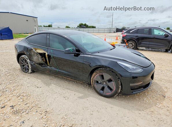 5YJ3E1EA6MF921619 2021 TESLA MODEL Black წინა მარჯვენა