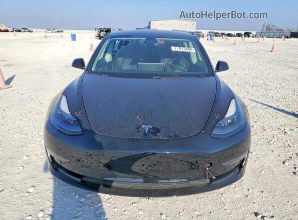 5YJ3E1EA6MF987880 2021 TESLA MODEL Черный Вид спереди