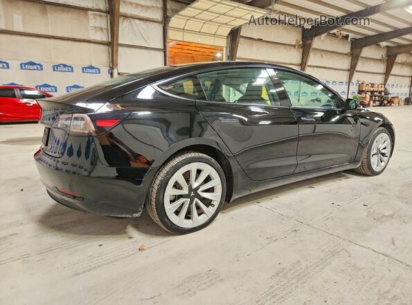 5YJ3E1EA6PF436482 2023 TESLA MODEL Black Rear right