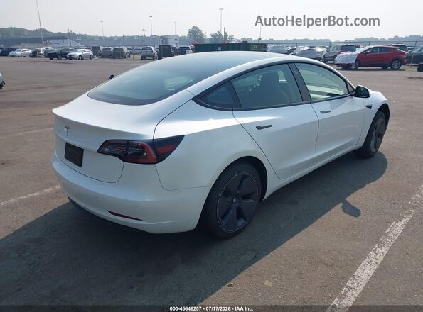 5YJ3E1EA6PF573261 2023 TESLA MODEL 3 Белый Задняя правая четверть