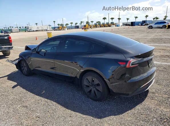 5YJ3E1EA6SF032185 2025 TESLA MODEL Black Tył lewy
