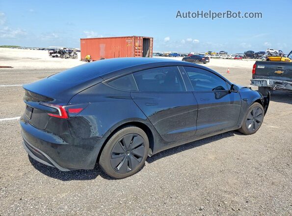 5YJ3E1EA6SF032185 2025 TESLA MODEL Black Tył prawy