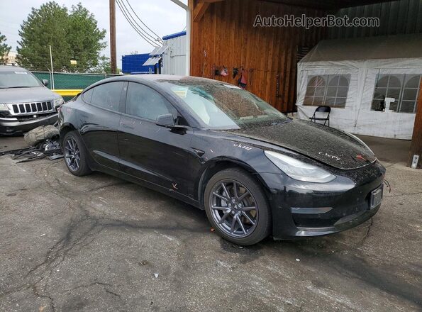 5YJ3E1EA7KF301682 2019 TESLA MODEL Black წინა მარჯვენა
