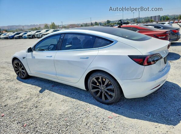 5YJ3E1EA7KF486932 2019 TESLA MODEL Белый Задняя левая четверть