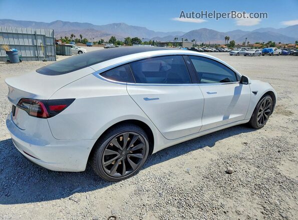 5YJ3E1EA7KF486932 2019 TESLA MODEL Белый Задняя правая четверть