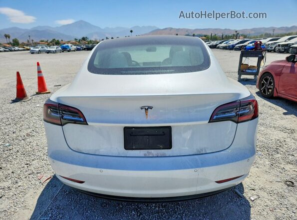 5YJ3E1EA7KF486932 2019 TESLA MODEL Белый Вид сзади