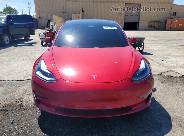 5YJ3E1EA7MF920513 2021 TESLA MODEL Red Դիմացի տեսք