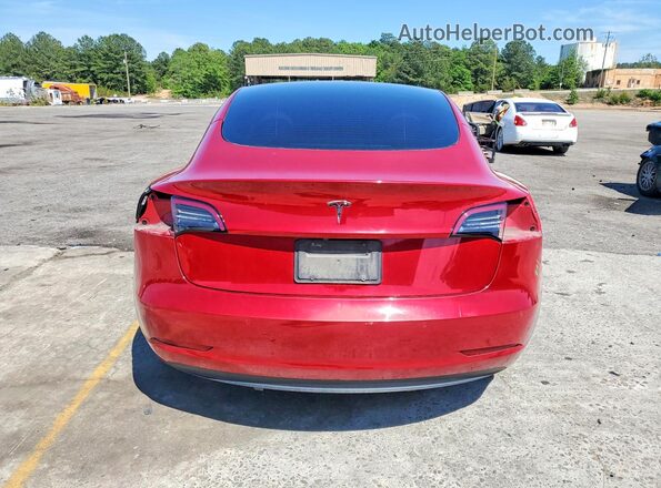 5YJ3E1EA7MF920513 2021 TESLA MODEL Red Հետևի տեսք