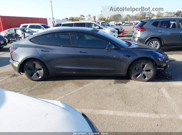 5YJ3E1EA7NF376659 2022 TESLA MODEL 3 Gray Widok wnętrza 360 stopni