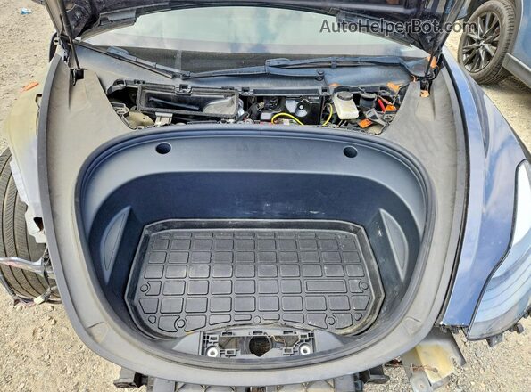 5YJ3E1EA7PF503350 2023 TESLA MODEL Blue Սալոնի հետևի տեսք