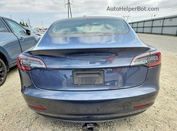 5YJ3E1EA7PF503350 2023 TESLA MODEL Blue Հետևի տեսք