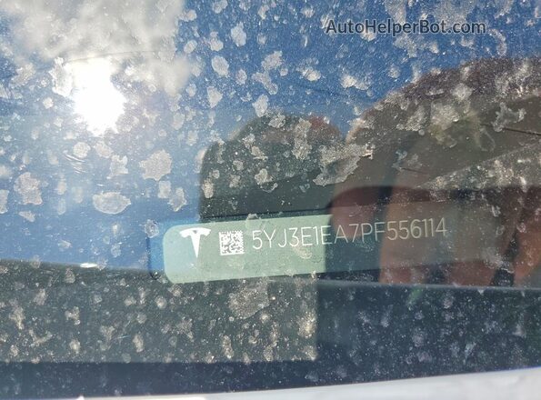 5YJ3E1EA7PF556114 2023 TESLA MODEL Белый Вид подкапотного пространства