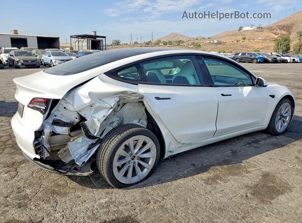 5YJ3E1EA7PF572829 2023 TESLA MODEL Белый Задняя правая четверть