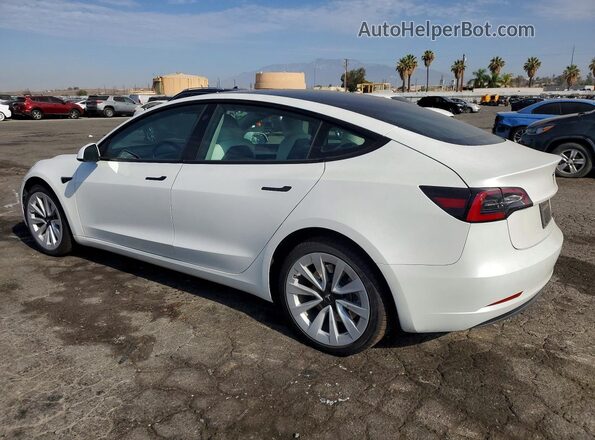 5YJ3E1EA7PF572829 2023 TESLA MODEL Белый Задняя левая четверть