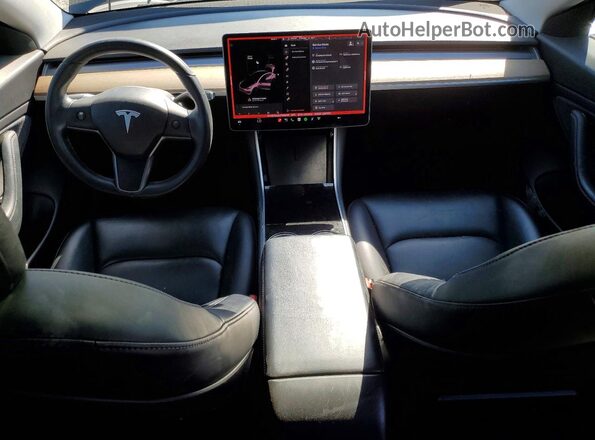 5YJ3E1EA8JF156408 2018 TESLA MODEL Black Вид панелі приладів
