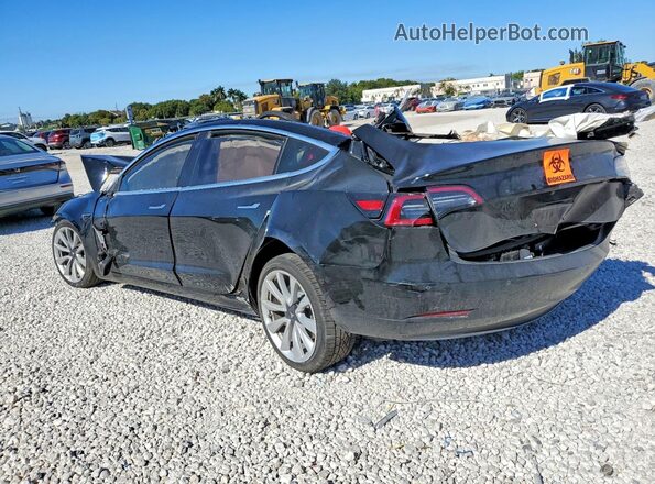 5YJ3E1EA8JF175847 2018 TESLA MODEL Black Rear left