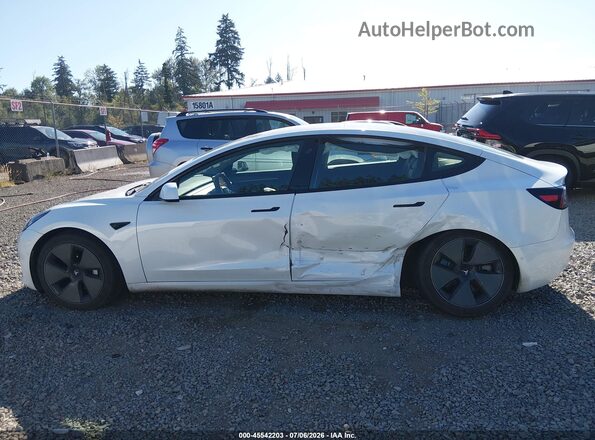 5YJ3E1EA8MF991610 2021 TESLA MODEL 3 White Սալոնի 360 աստիճան տեսք
