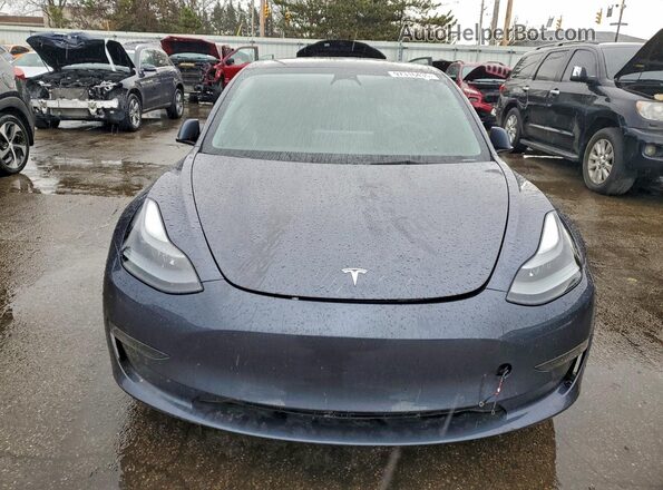5YJ3E1EA8NF320665 2022 TESLA MODEL Gray Դիմացի տեսք