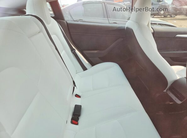 5YJ3E1EA8PF494187 2023 TESLA MODEL White Вид задніх сидінь