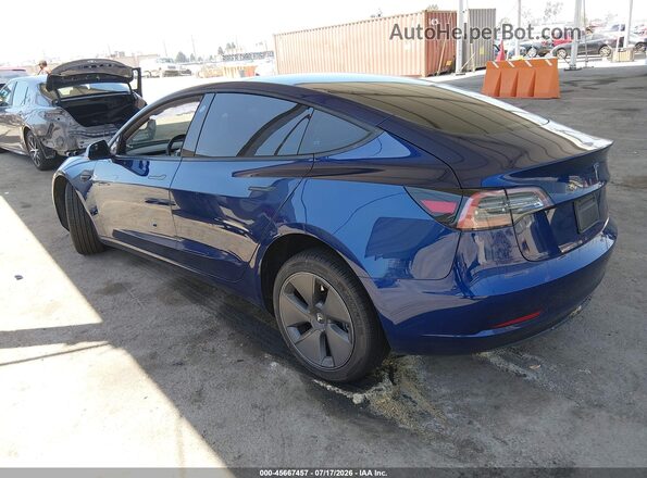 5YJ3E1EA8PF577280 2023 TESLA MODEL 3 Blue Задня ліва чверть
