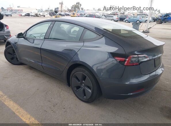 5YJ3E1EA8PF584830 2023 TESLA MODEL 3 Gray Trasero izquierdo