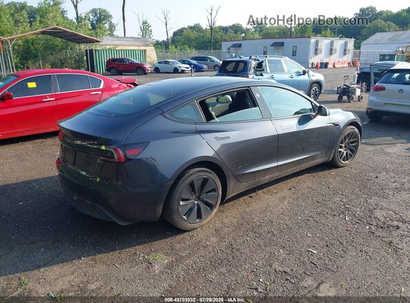 5YJ3E1EA8RF843643 2024 TESLA MODEL 3 Серый Задняя правая четверть