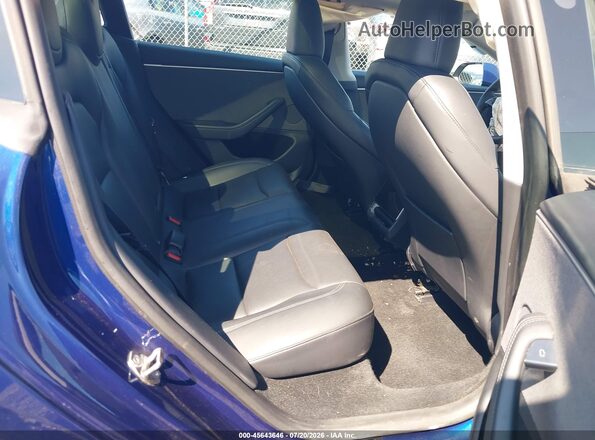 5YJ3E1EA8RF848406 2024 TESLA MODEL 3 Blue Widok naklejki z numerem VIN