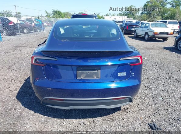 5YJ3E1EA8RF848406 2024 TESLA MODEL 3 Blue Widok wnętrza 360 stopni