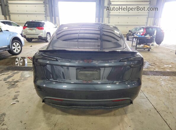 5YJ3E1EA8SF040059 2025 TESLA MODEL Gray Rear view