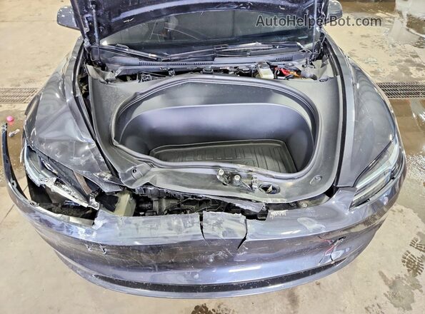 5YJ3E1EA8SF040059 2025 TESLA MODEL Gray Rear interior view