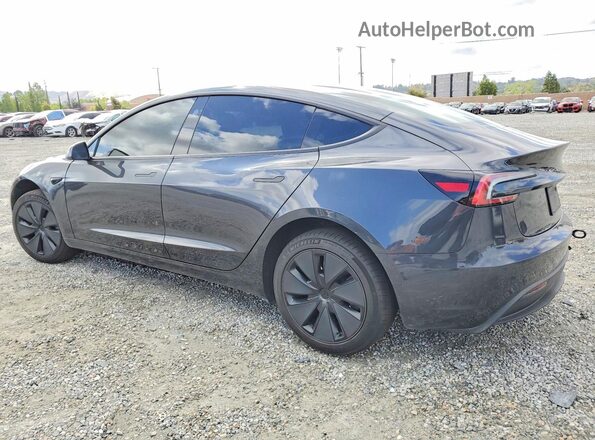 5YJ3E1EA8SF082991 2025 TESLA MODEL Charcoal Tył lewy