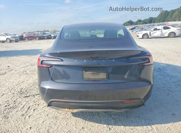 5YJ3E1EA8SF901210 2025 TESLA MODEL Gray უკანა ხედი