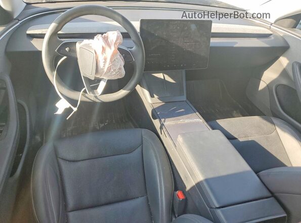 5YJ3E1EA8SF901210 2025 TESLA MODEL Gray წინა პანელის ხედი