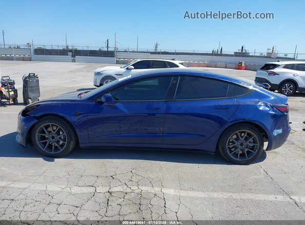 5YJ3E1EA9MF013598 2021 TESLA MODEL 3 Синий 