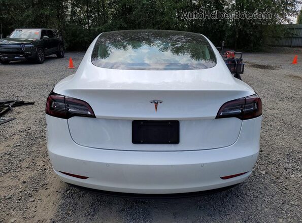 5YJ3E1EA9MF867720 2021 TESLA MODEL White Հետևի տեսք